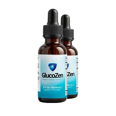GlucoZen™ Blood Sugar Support Supplement Bottle